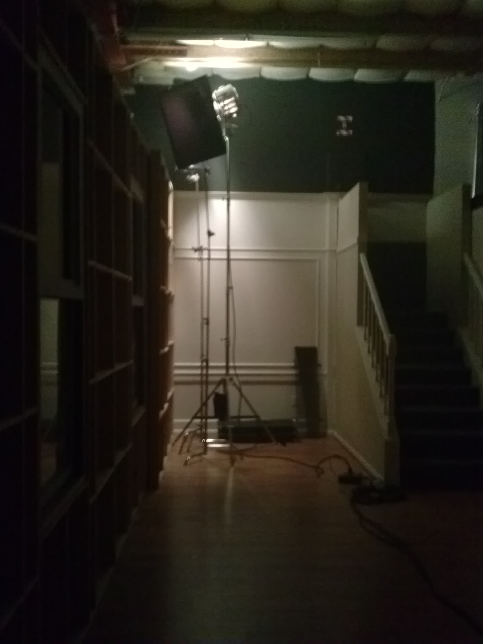 Behind-the-scenes production activity
